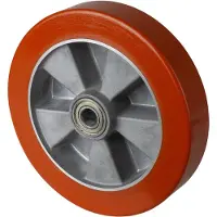 BS Rollen Rad B90.251 Durchmesser 250mm Tragfähigkeit 1000kg Naben-Länge 60mm Rad Aluminium / Guss-PUR 95 Shore A - B90.251