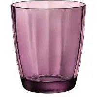 Bormioli Rocco Wasserglas Pulsar Lila 300 ml (6er-Set)