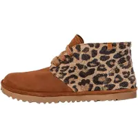 El naturalista für Damen. 25374P1F0005_ESP Leder-Stiefeletten N5374P Tribu braun (40), Wohnung, Schnürsenkel, Lässig, Tierdruck