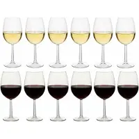 Cookinglife Weinglas-Set Milena 12-teilig - Rote Weingläser + Weiße Weingläser