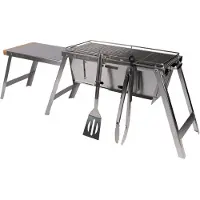 Ridgemonkey Grilla Firepit Edition Grill Silber Silber One Size