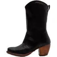 Neosens für Damen. 330981010003_001 Lederstiefel S3098 Munson schwarz -Absatzhöhe 5,5cm (42), 5 bis 8 cm, Reißverschluss, Lässig