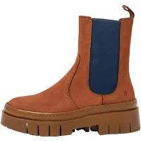 Art für Damen. 1195412WP003_023 Braune Lederstiefeletten 1954 (41), 3 bis 5 cm, Keine, Lässig
