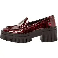 Art für Damen. 113721267003_008 Lederschuhe 1372 York burgundy (37), 3 bis 5 cm, Keine, Lässig, Klassisch, Bordeaux