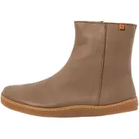 El naturalista für Damen. 2591811UN005_039 Stiefel N5918 Weiches Nappa Grau (37), Leder, Wohnung, Reißverschluss, Lässig