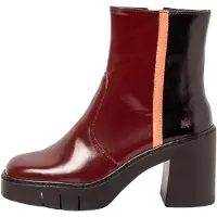Art Stiefeletten mit Absatz Damen 1974 NAPPA SHINNY BURDEOS-FLAMINGO/BERNA Bunt