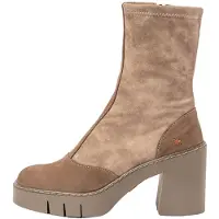 Art für Damen. 1197312TI003_020 Lederstiefeletten 1973 Berna beige (38), 8 bis 10 cm, Reißverschluss, Lässig