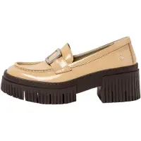 Art für Damen. 1137211KH003_082 Lederschuhe 1372 York beige (41), 3 bis 5 cm, Keine, Lässig, Klassisch