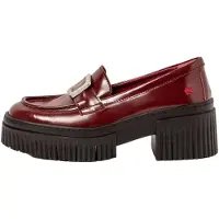 Art für Damen. 113721167003_008 Lederschuhe 1372 York kastanienbraun (41), 3 bis 5 cm, Keine, Lässig, Klassisch, Bordeaux