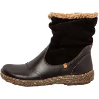 El naturalista für Damen. 2N7584010005_001 Lederstiefeletten N758 Soft Nappa Schwarz (40), Wohnung, Reißverschluss, Lässig