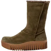 Art für Damen. 1151111FE003_0G3 Lederstiefel 1511 Brighton braun (39), 3 bis 5 cm, Reißverschluss, Lässig