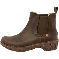 El naturalista für Damen. 2N1583220005_0G3 Arizona Khaki grüne Lederstiefeletten (37), 1 bis 3 cm, Keine, Lässig