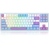 Redragon K707WBP-RGB-PRO StarBlade, Kabelgebunden, USB, Mechanischer Switch, Blau, Weiß