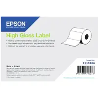Epson High Gloss Label, Selbstklebendes Druckeretikett, Gestanztes Etikett, Rolle, Tintenstrahl, Acryl, Permanent