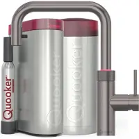 Quooker Flex Square COMBI CUBE Gunmetal CUBE Filter Starter Paket FXSGME COMBI CUBE2