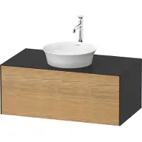 Duravit Waschtischunterschrank White Tulip 100x55cm, E N m/gra m, 1 AZ, 1 Pl, wandhängend