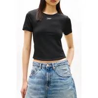 Tommy Hilfiger Slim Silver T-shirt Black Größe: M | Hemden Outlet | Damen | Grau