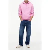 Tommy Hilfiger Regular Flag Hoodie Pink Daisy Größe: XL | Kaputzenpullis Outlet | Herren | Rosa