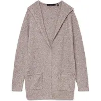 Vero Moda Strickjacke "VMDOFFY LS OPEN HOOD CARDIGAN GA NOOS" Materialmix, regular fit