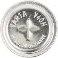 Varta V40H NiMH battery 55604, coin cell MH 13654 / 4 Stück