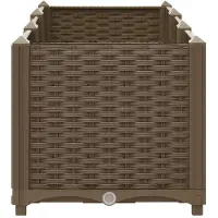 vidaXL Hochbeet 120 x 40 x 38 cm Polypropylen