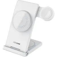 NILLKIN , 3in1 MagSafe Ladegerät Smartphone Watch TWS, Weiß