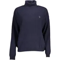U.s. polo assn. . Blauer Polyamid Damenpullover