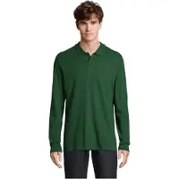 Sol Men's Long-Sleeve Piqué Polo Shirt Perfect