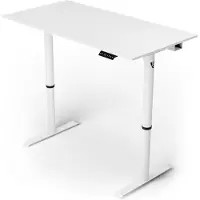 AROZZI Arena Nordico Elektrisch Höhenverstellbarer Schreibtisch - 160 x 82 x 71-115 cm - Weiß