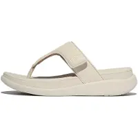 Original Brands FitFlop FitFlop F-Mode Go Adjustable Flatform Toe-Post Sandals WEISS 39