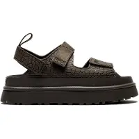 Ugg Damen Goldenglow Embossed Dense Smoke-Schuhgröße 41