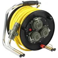 Dönges Leitungsroller Feuerwehr, DIN 14680, 230 V (Kabeltrommel)