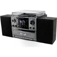 Soundmaster MCD5600SW, Schwarz, 2 Deck(s), 10 W, DAB+, FM, 3,5 mm, AC