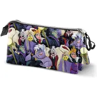 KARACTERMANIA Villains Triple Evil 11x23x8 Cm Mäppchen Mehrfarbig Mehrfarbig One Size