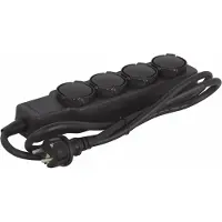 Showtec Multisocket Schuko 4-way 3x 1.5 mm² 1.5 m