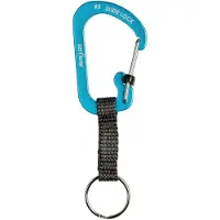 Niteize SlideLock Schlüsselring Aluminiumkarabiner