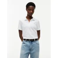 Tommy Hilfiger Poloshirt "1985 SLIM PIQUE POLO SHORT SLEEVE" mit Logo-Flag