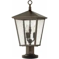 HINKLEY Elstead Trellis Außen-Stehleuchte E14 3-fach Regency-Bronze IP44