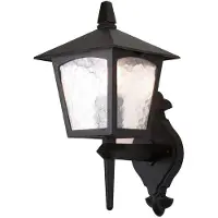 Elstead Lighting Elstead York Außen-Wandleuchte E27 44cm Schwarz IP43