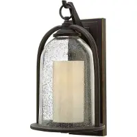 Elstead Lighting Elstead Quincy Außen-Wandleuchte E27 43cm Ölgeriebene Bronze IP44