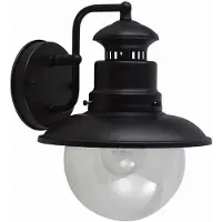 Garden Zone Elstead Shipston Außen-Wandleuchte E27 Schwarz IP44