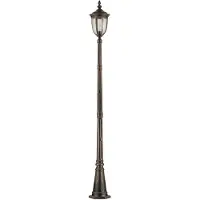 Elstead Lighting Stehleuchte, Laterne, Alu bronze, Glas klar, H 232,5 cm