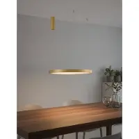 Lyora PERRINE LED Pendelleuchte Gold 40W Warmweiss 150x60cm dimmbar 9345619