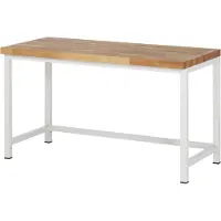RAU Arbeitstisch - 840 x 1.500 x 700 mm (HxBxT) - Traglast 1.250 kg - Buche