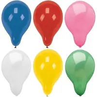 Papstar Luftballons rundfarbig sortiert