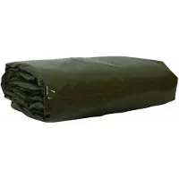 vidaXL Plane 650g / m² Olivgrün 4 x 5 m Canvas mit PVC-Beschichtung