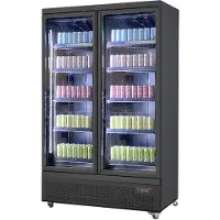 A&S polarny Getränkekühlschrank Kühlschrank Gewerbekühlschrank 1038l 2 Türen 1255x710x2000mm