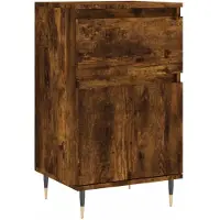 vidaXL Sideboard Räuchereiche 40x35x70 cm Holzwerkstoff