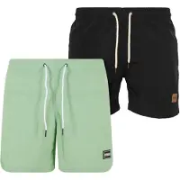 Urban Classics Badeshorts "Herren Block Swim Shorts 2-Pack"