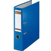 Bene Ordner A4 Kunststoff 80mm blau Packung mit 20 Stück